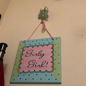 Girls decor frame